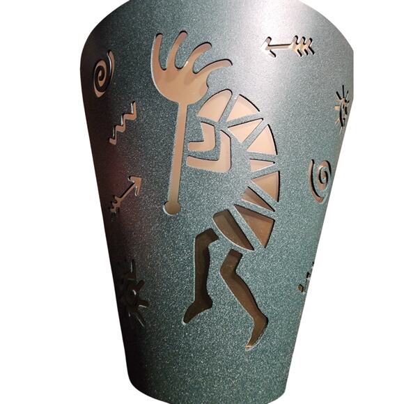 Party Lite Southwestern Metal wall sconces Kokopelli gecko lizard design - Picture 6 of 10